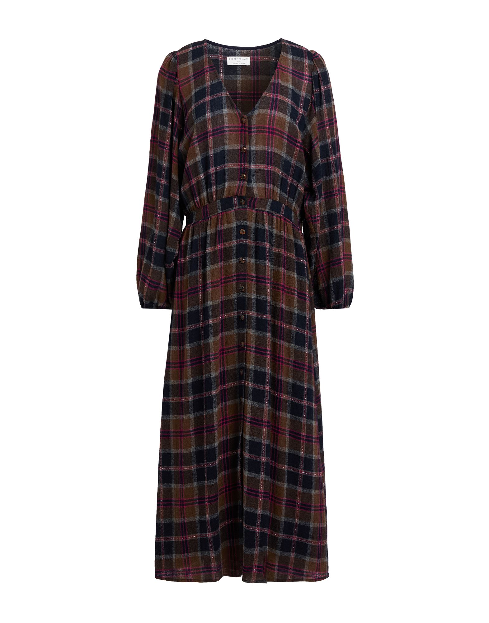 DES PETITS HAUTS Maxi-kleid Damen Schokobraun DES PETITS HAUTS Maxi-kleid Damen Schokobraun von DES PETITS HAUTS