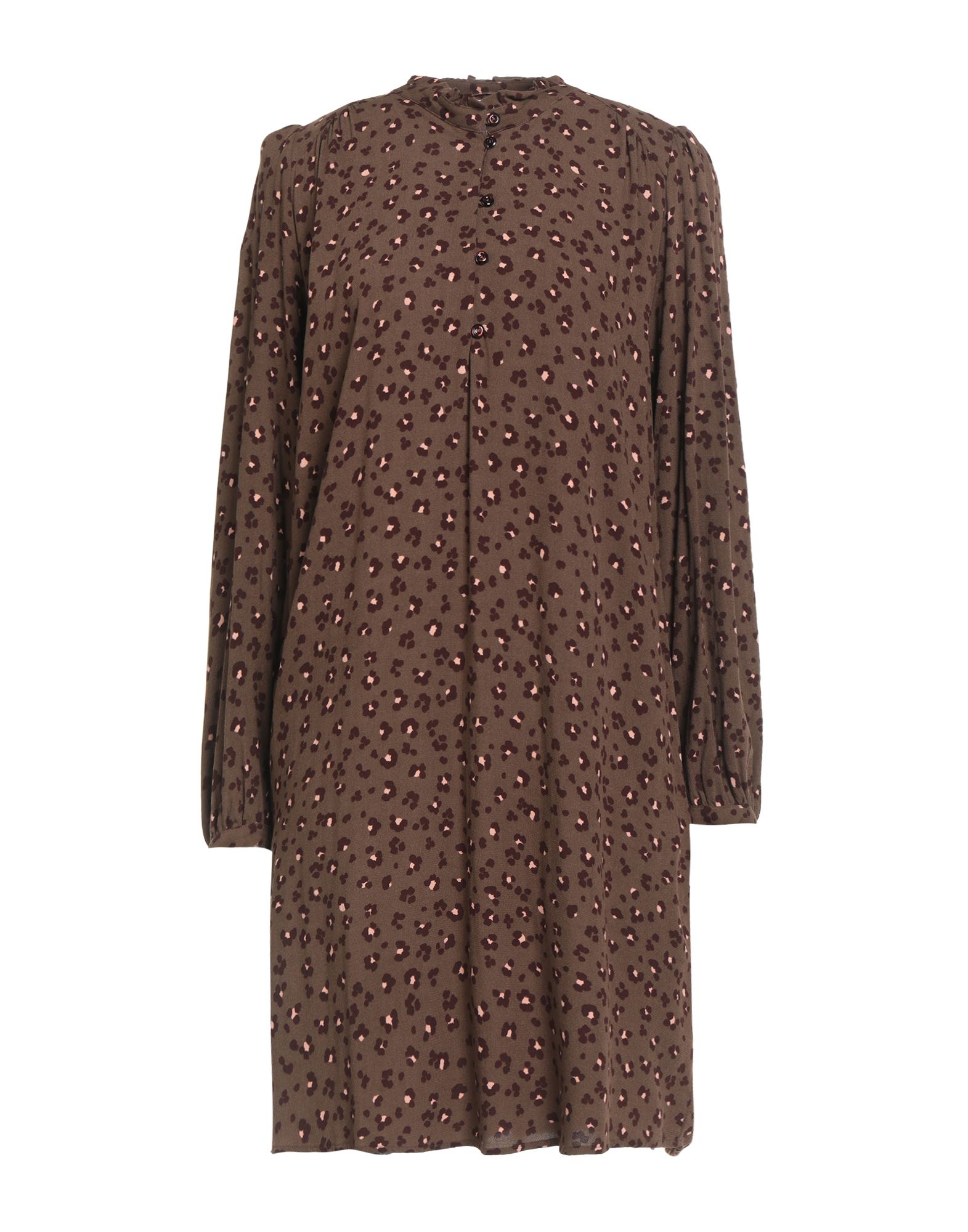 DES PETITS HAUTS Mini-kleid Damen Khaki DES PETITS HAUTS Mini-kleid Damen Khaki von DES PETITS HAUTS