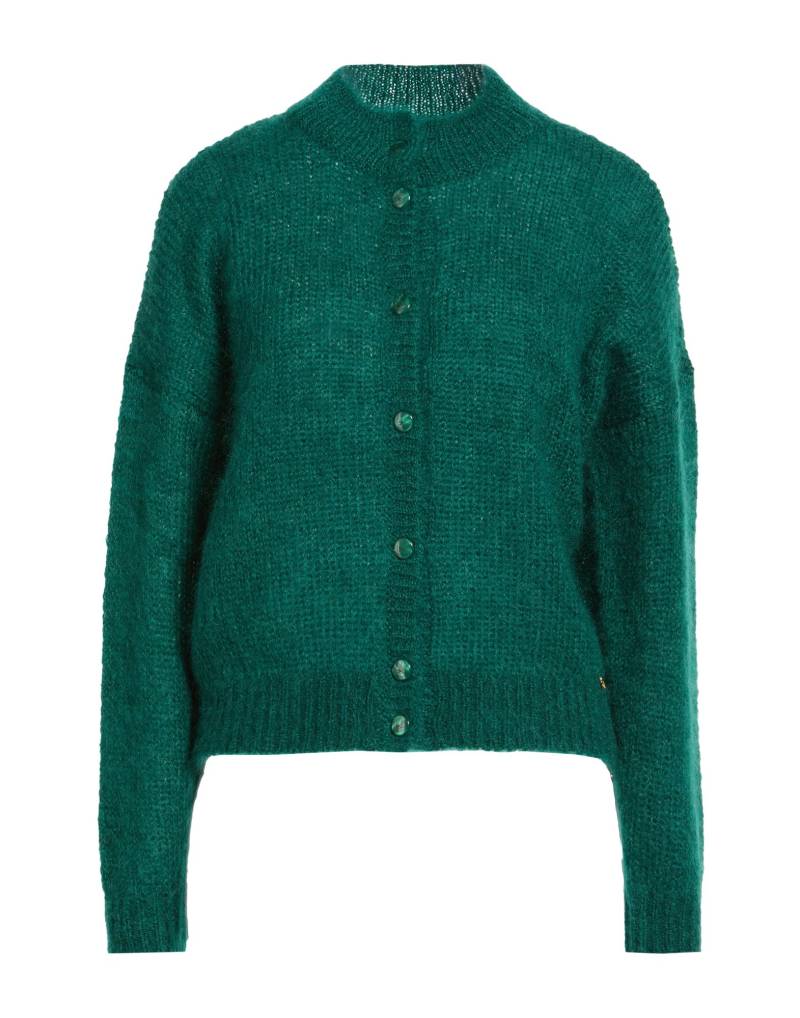 DES PETITS HAUTS Strickjacke Damen Dunkelgrün von DES PETITS HAUTS