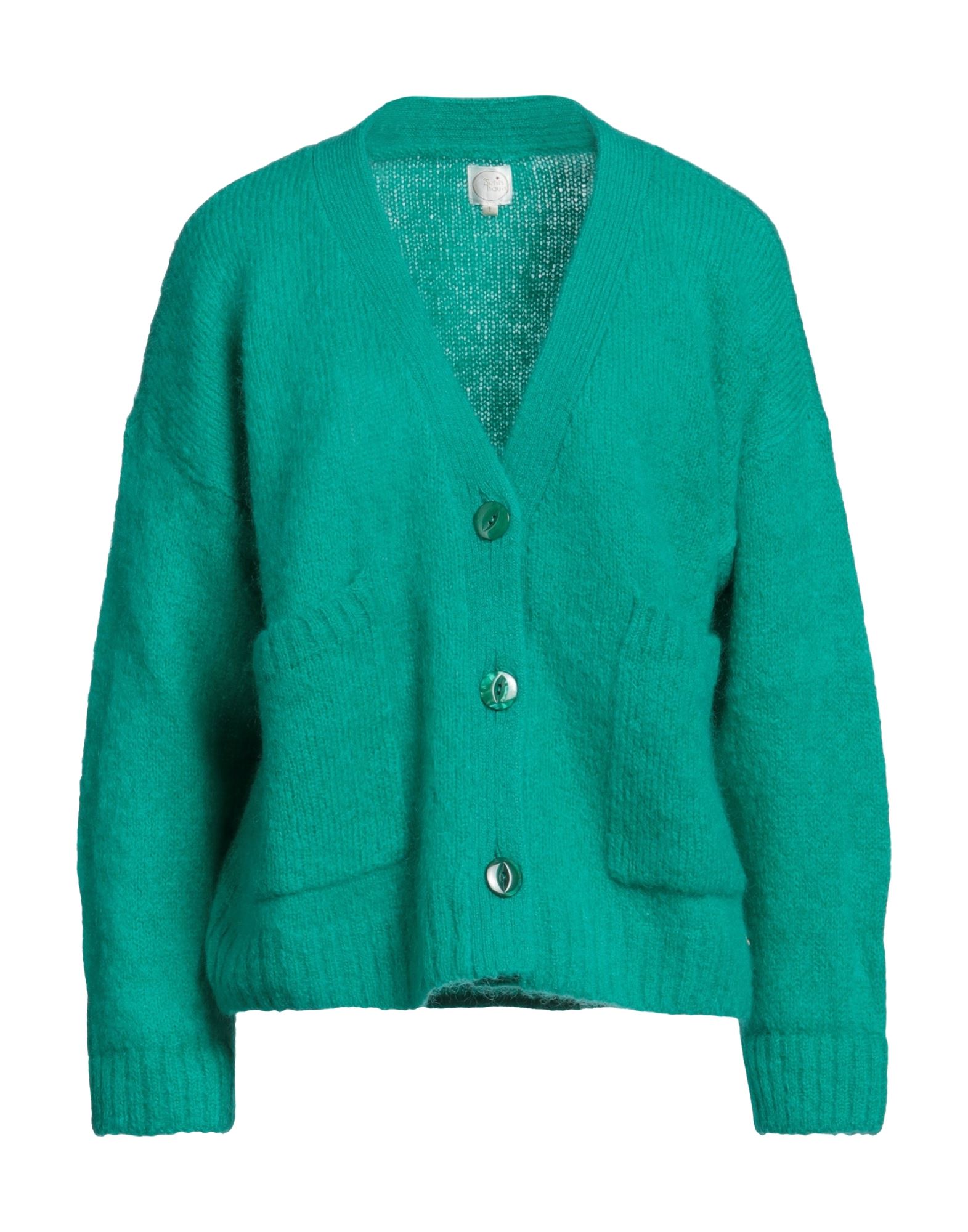 DES PETITS HAUTS Strickjacke Damen Grün von DES PETITS HAUTS