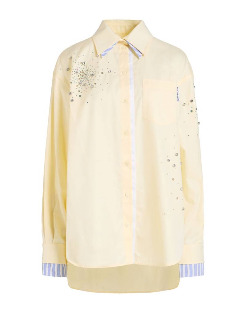 DES_PHEMMES Hemd Damen Pastellgelb von DES_PHEMMES