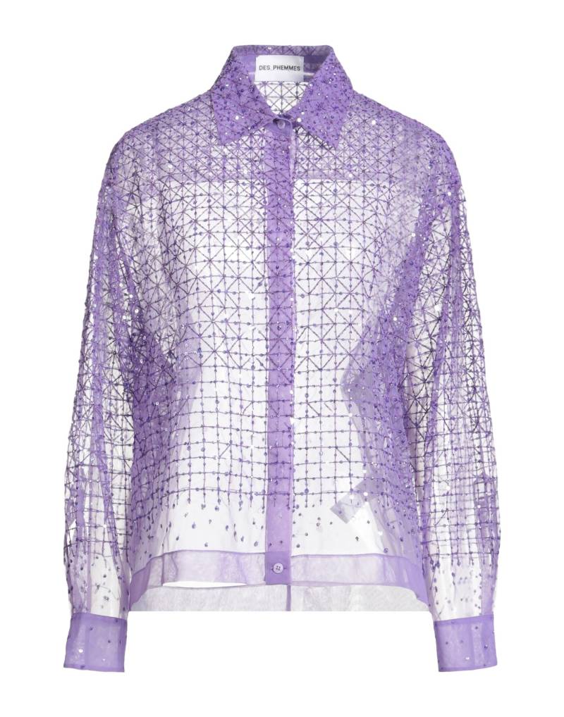 DES_PHEMMES Hemd Damen Violett von DES_PHEMMES