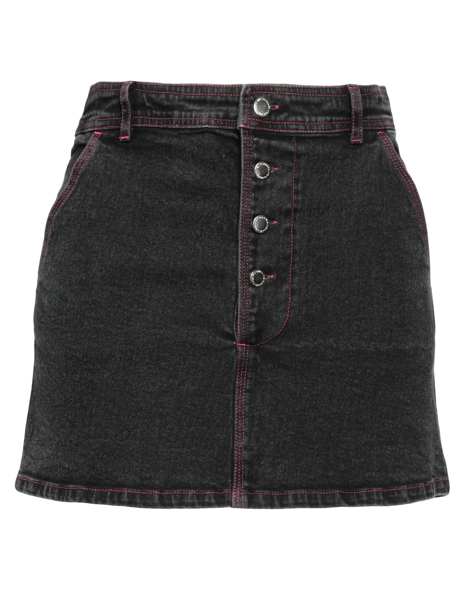 DES_PHEMMES Jeansrock Damen Schwarz von DES_PHEMMES