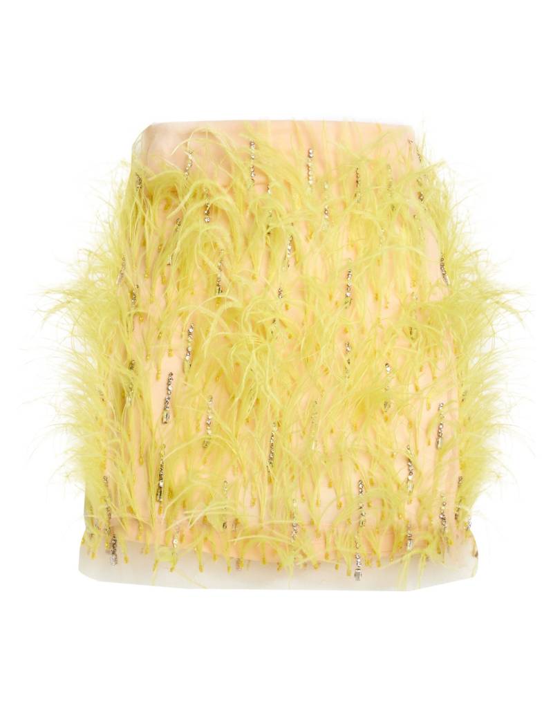 DES_PHEMMES Minirock Damen Pastellgelb von DES_PHEMMES