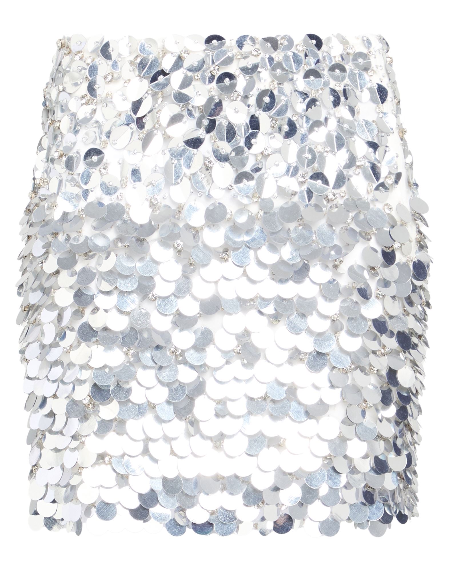 DES_PHEMMES Minirock Damen Silber von DES_PHEMMES