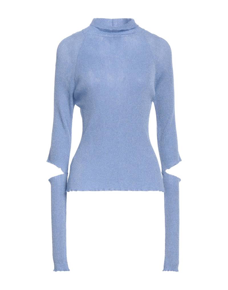 DES_PHEMMES Rollkragenpullover Damen Blaugrau von DES_PHEMMES