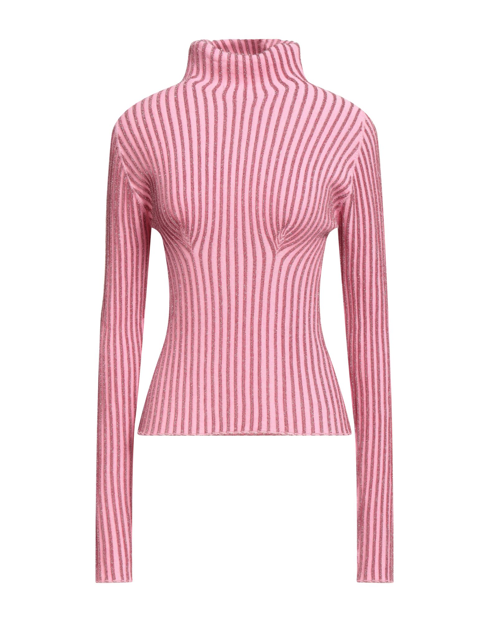 DES_PHEMMES Rollkragenpullover Damen Rosa von DES_PHEMMES