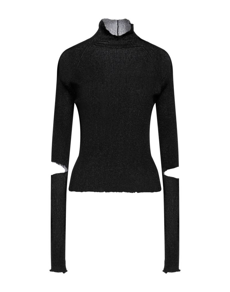 DES_PHEMMES Rollkragenpullover Damen Schwarz von DES_PHEMMES
