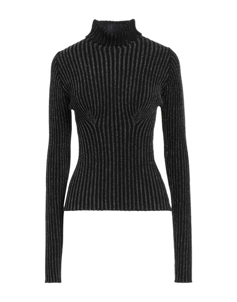 DES_PHEMMES Rollkragenpullover Damen Schwarz von DES_PHEMMES