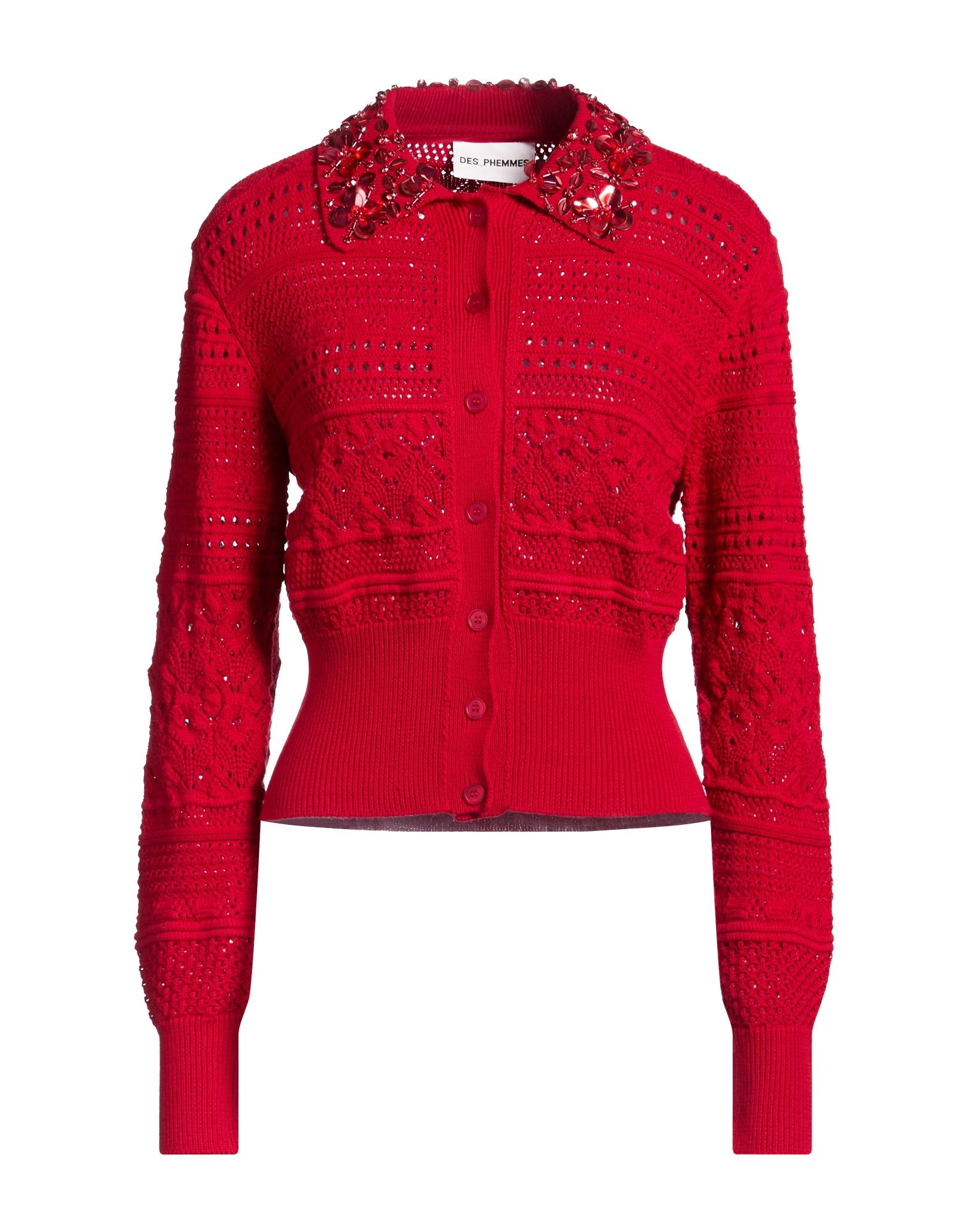 DES_PHEMMES Strickjacke Damen Rot von DES_PHEMMES