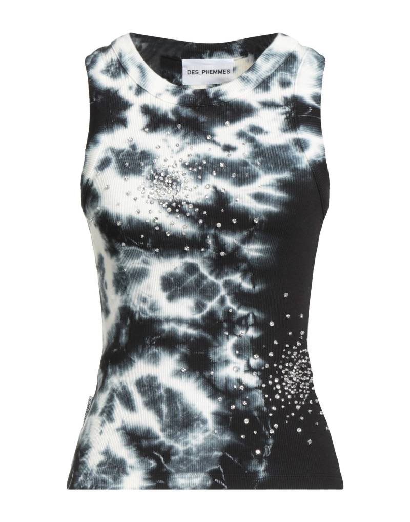DES_PHEMMES Tank Top Damen Schwarz von DES_PHEMMES