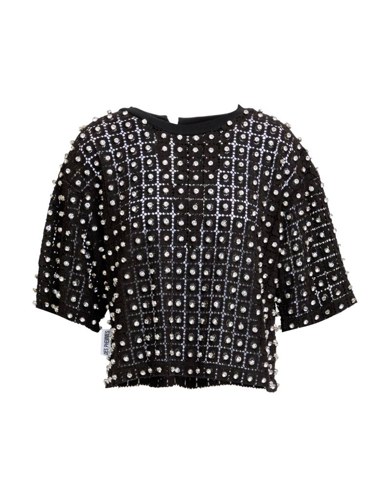 DES_PHEMMES Top Damen Schwarz von DES_PHEMMES