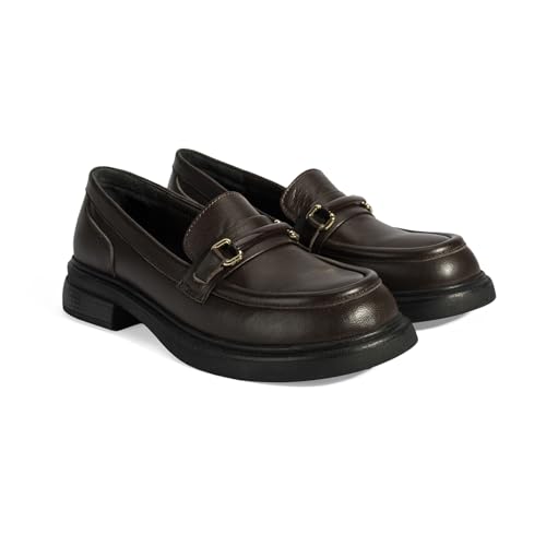 DESA Damen Slipper - Echtleder Alltagsschuhe für eleganten, Obermaterial aus Wildleder, Innenfutter aus Textil, Stylische Halbschuhe, Passend für jeden Anlass, Herbst/Winter | Braun - 37 DESA Damen Slipper - Echtleder Alltagsschuhe für eleganten, Obermaterial aus Wildleder, Innenfutter aus Textil, Stylische Halbschuhe, Passend für jeden Anlass, Herbst/Winter | Braun - 37 von DESA