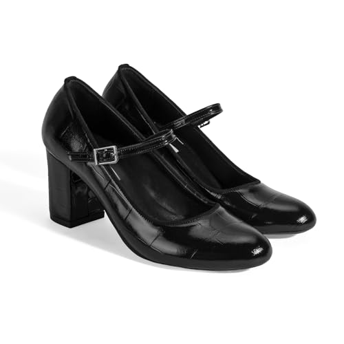 DESA Damen-Leder-Slip-Ons – Premium-Leder, atmungsaktives Design für bequemes Tragen im Alltag, Flache Sohle mit niedrigem Absatz, Schnürverschluss, geeignet für Herbst/Winter | Schwarz - 37 DESA Damen-Leder-Slip-Ons – Premium-Leder, atmungsaktives Design für bequemes Tragen im Alltag, Flache Sohle mit niedrigem Absatz, Schnürverschluss, geeignet für Herbst/Winter | Schwarz - 37 von DESA