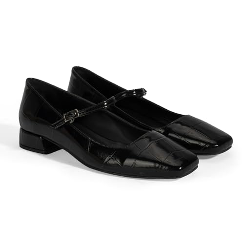 DESA Damen-Slipper aus echtem Leder – Elegante und Bequeme Flache Alltagsschuhe für stilvolle Herbst-/Winterkleidung mit atmungsaktivem Material und Animal-Print-Design | Schwarz - 39 DESA Damen-Slipper aus echtem Leder – Elegante und Bequeme Flache Alltagsschuhe für stilvolle Herbst-/Winterkleidung mit atmungsaktivem Material und Animal-Print-Design | Schwarz - 39 von DESA