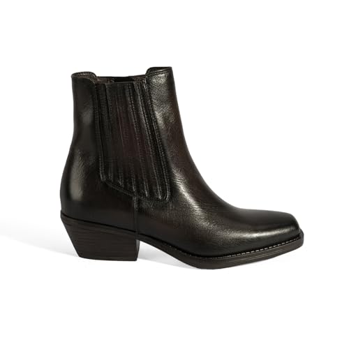 DESA Damen Stiefeletten aus Echtleder - Stylisch und bequem für den Alltag, Winterfest mit strapazierfähiger Profilsohle | Braun - 38 DESA Damen Stiefeletten aus Echtleder - Stylisch und bequem für den Alltag, Winterfest mit strapazierfähiger Profilsohle | Braun - 38 von DESA