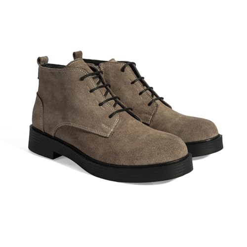 DESA Damen-Stiefeletten aus Wildleder – strapazierfähiges, stylisches Winterschuhwerk für den Alltag und besondere Anlässe – atmungsaktiv, flacher Absatz, runde Zehenpartie mit elastische | Braun - 38 DESA Damen-Stiefeletten aus Wildleder – strapazierfähiges, stylisches Winterschuhwerk für den Alltag und besondere Anlässe – atmungsaktiv, flacher Absatz, runde Zehenpartie mit elastische | Braun - 38 von DESA