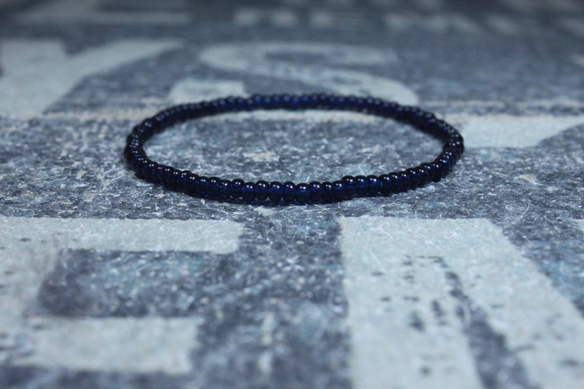 Herren Blau Perlen Armband, Jubiläumsgeschenk, Mala Geschenk, Geschenk Für Freund, Perlenarmband von DESERTDUSTMEN