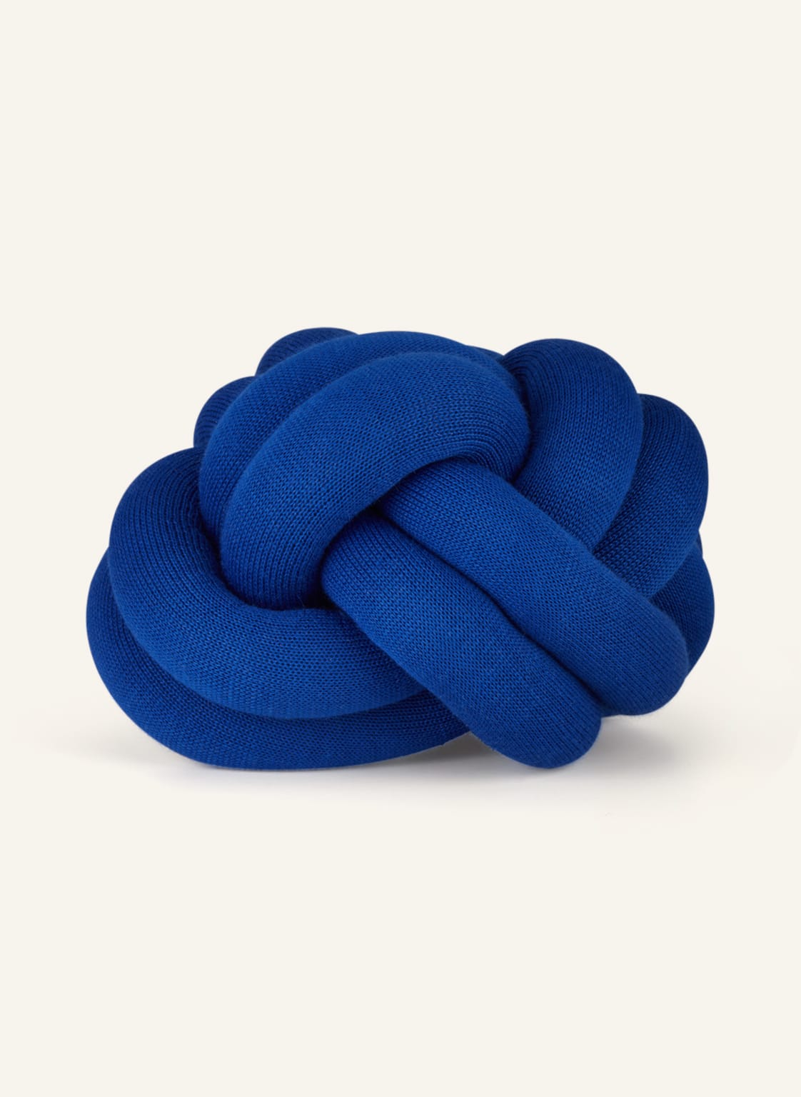 Design House Stockholm Dekokissen Knot blau von DESIGN HOUSE Stockholm