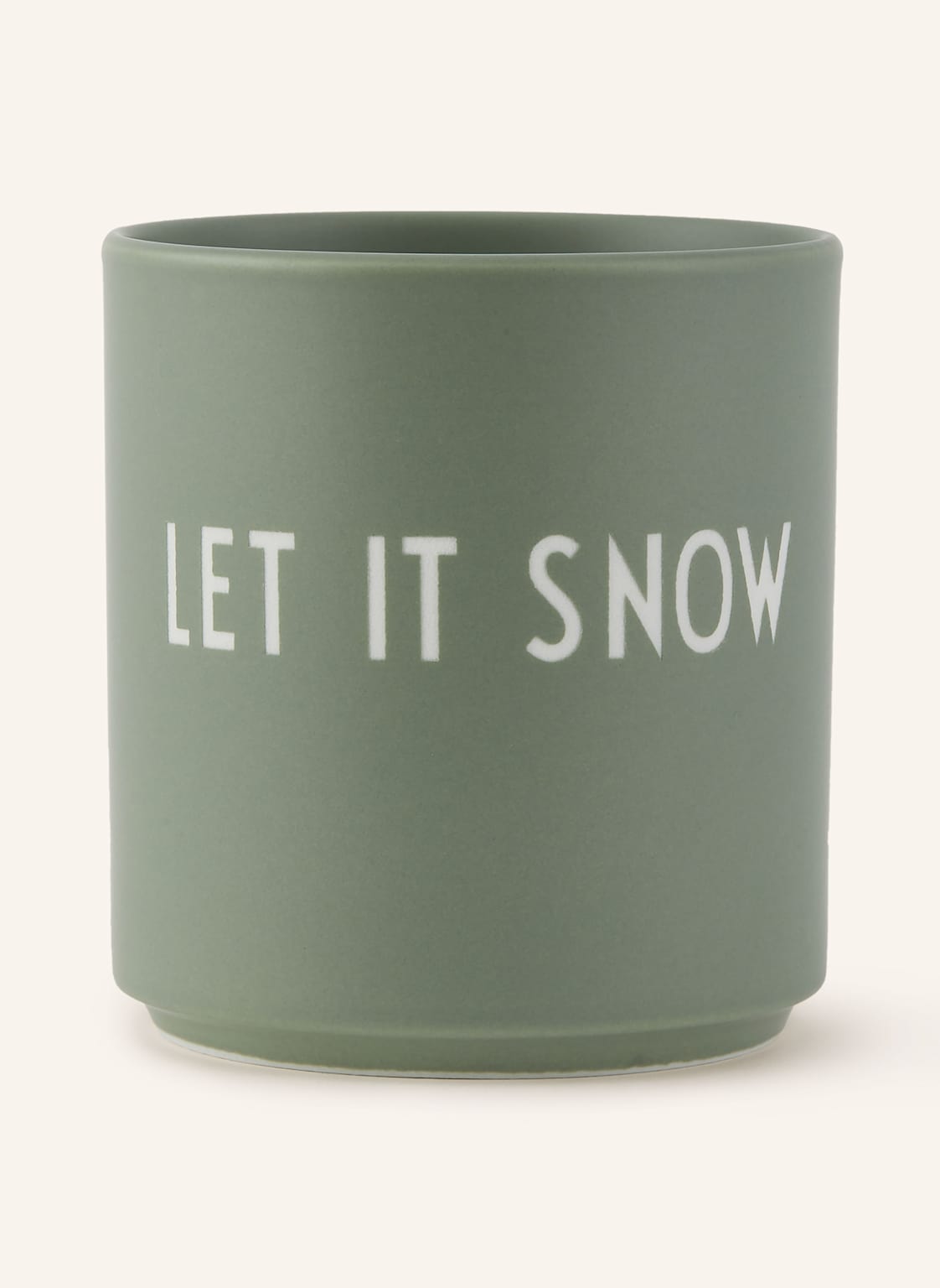 Design Letters Becher Christmas gruen von DESIGN LETTERS