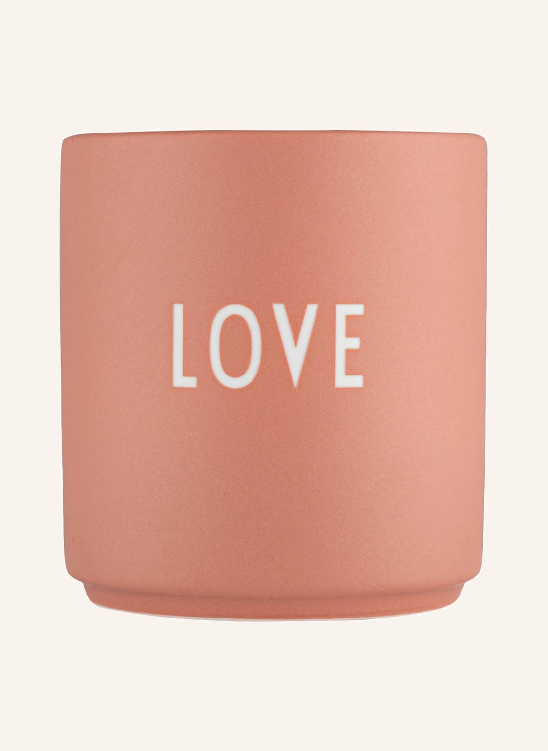 Design Letters Becher Love beige von DESIGN LETTERS