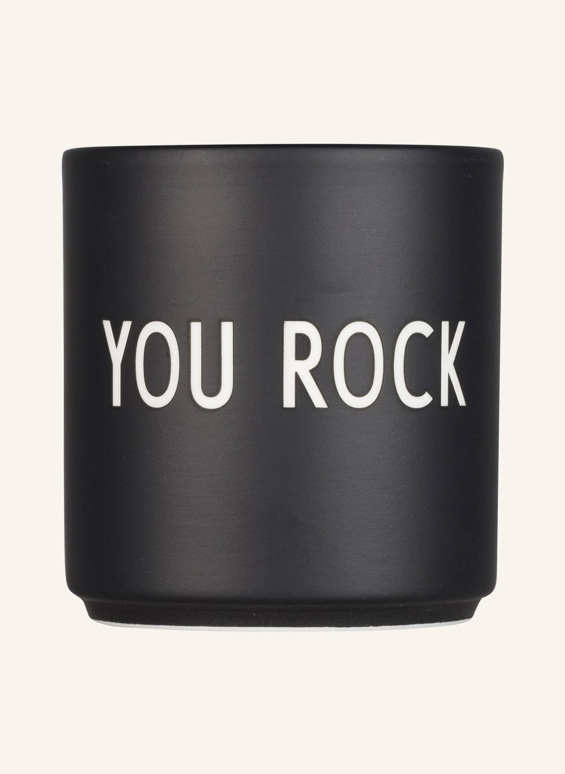 Design Letters Becher You Rock schwarz von DESIGN LETTERS