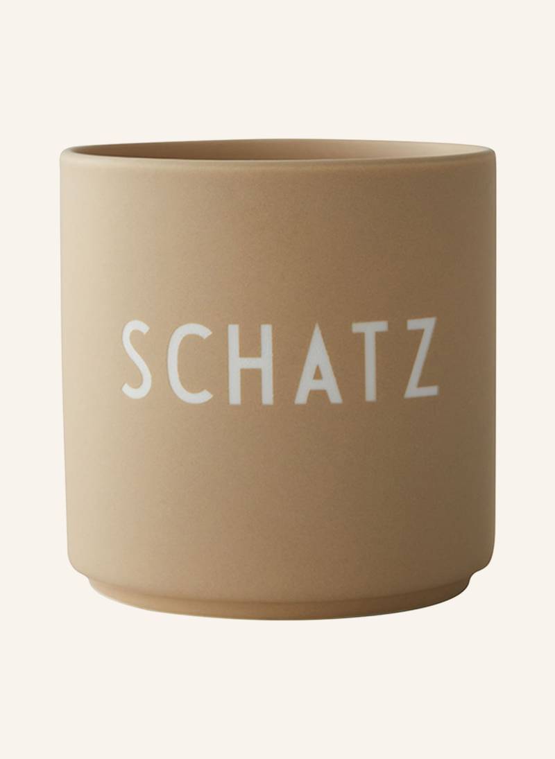 Design Letters Becher beige von DESIGN LETTERS
