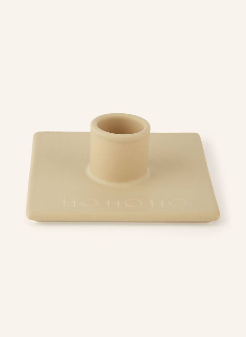 Design Letters Kerzenhalter Xmas Stories beige von DESIGN LETTERS