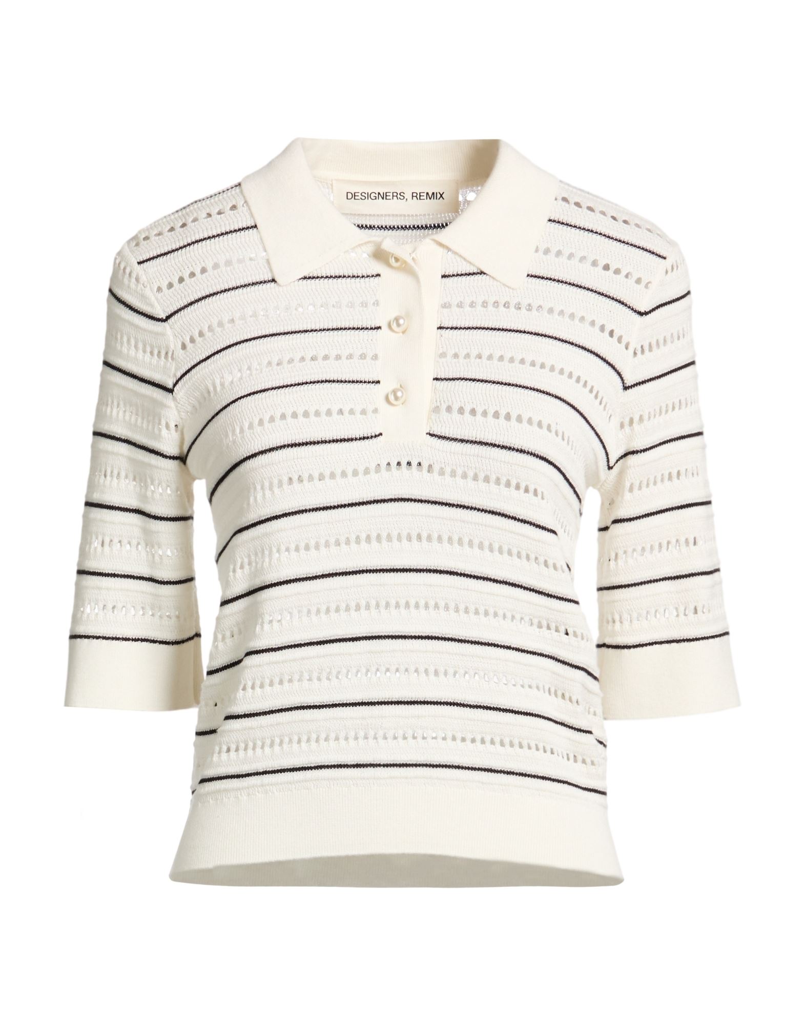 DESIGNERS REMIX Pullover Damen Weiß von DESIGNERS REMIX