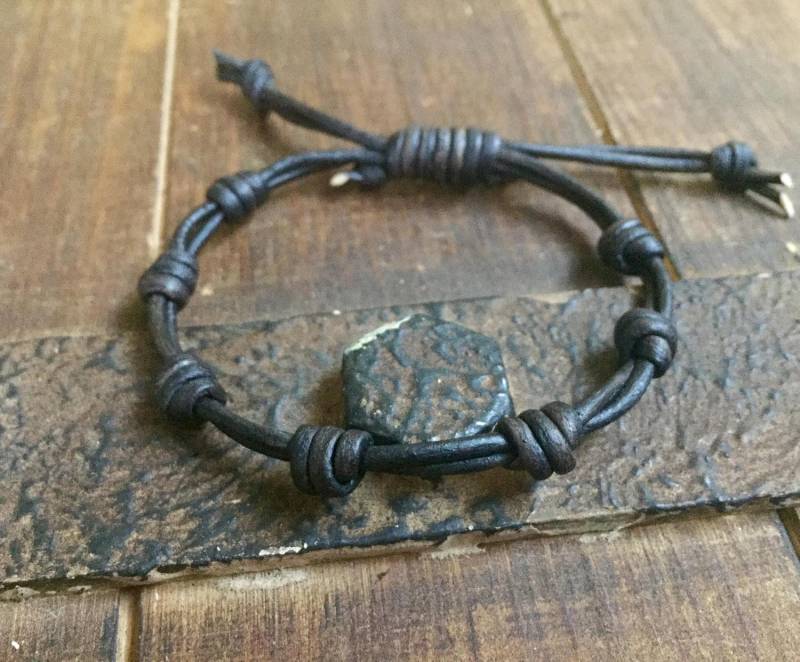 Geknotetes Lederarmband Unisex Design Verstellbar von DESIGNbyANCE