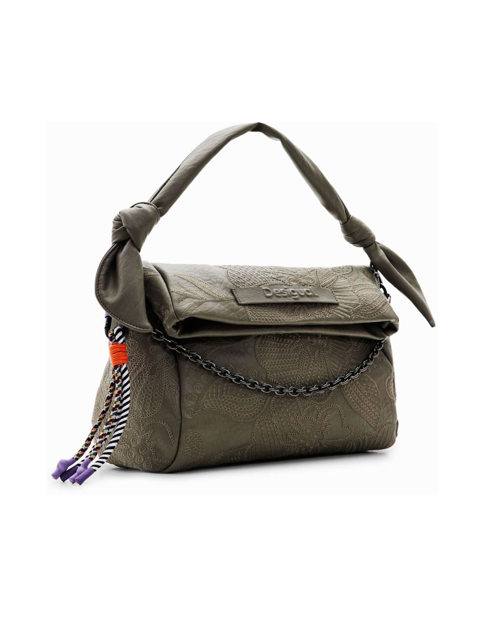 DESIGUAL Schultertasche Damen Schwarz von DESIGUAL