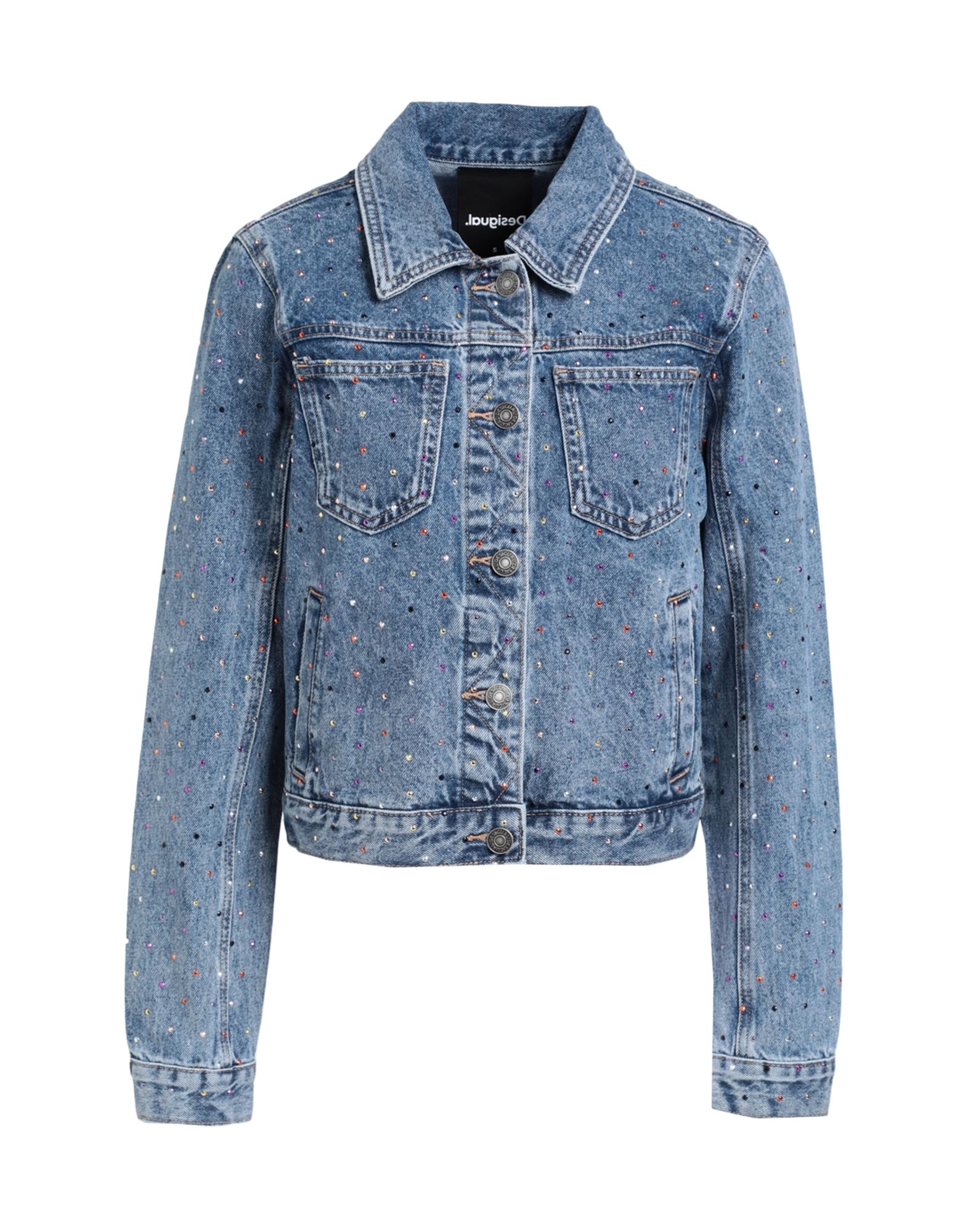 DESIGUAL Jeansjacke/-mantel Damen Blau von DESIGUAL