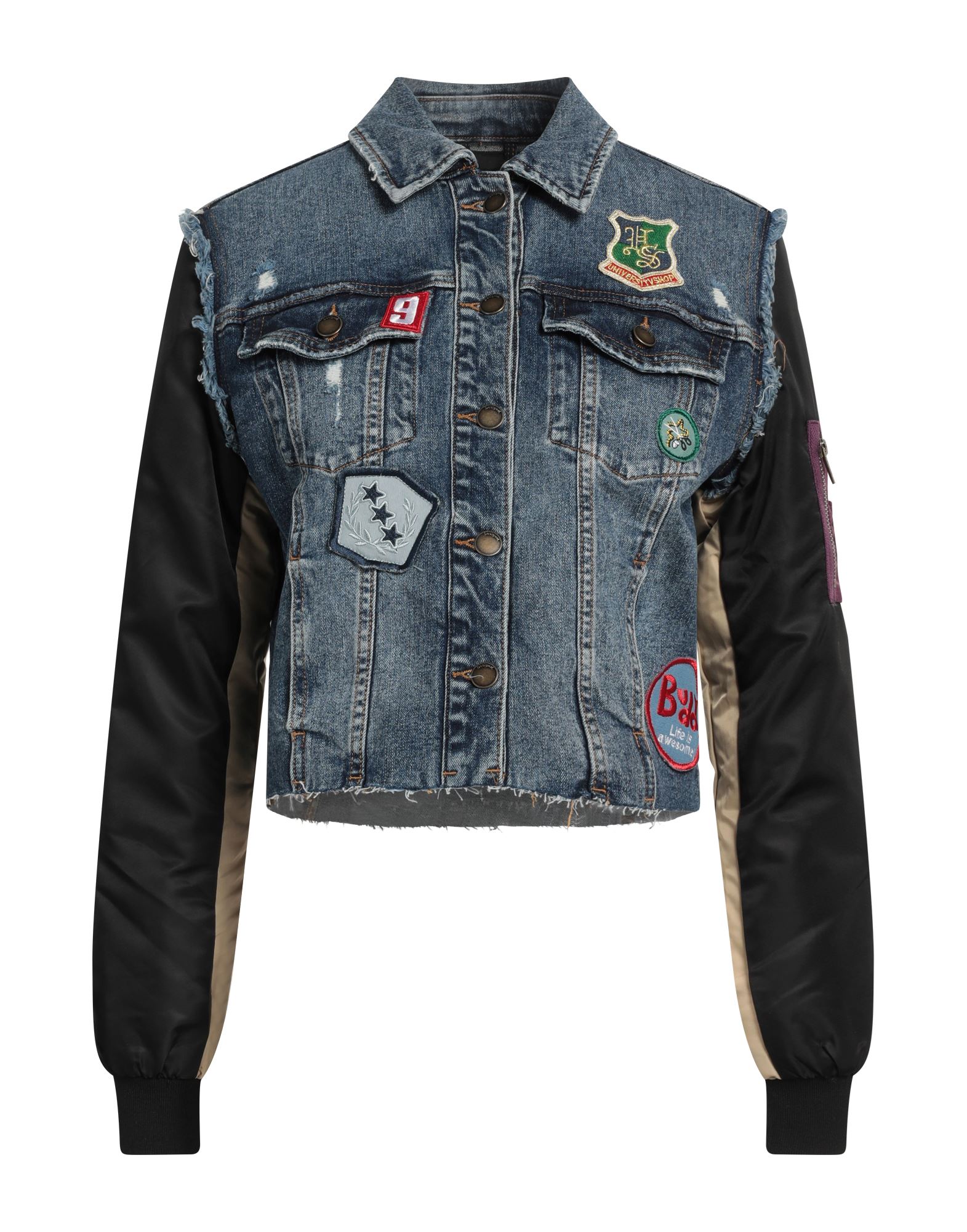 DESIGUAL Jeansjacke/-mantel Damen Blau von DESIGUAL