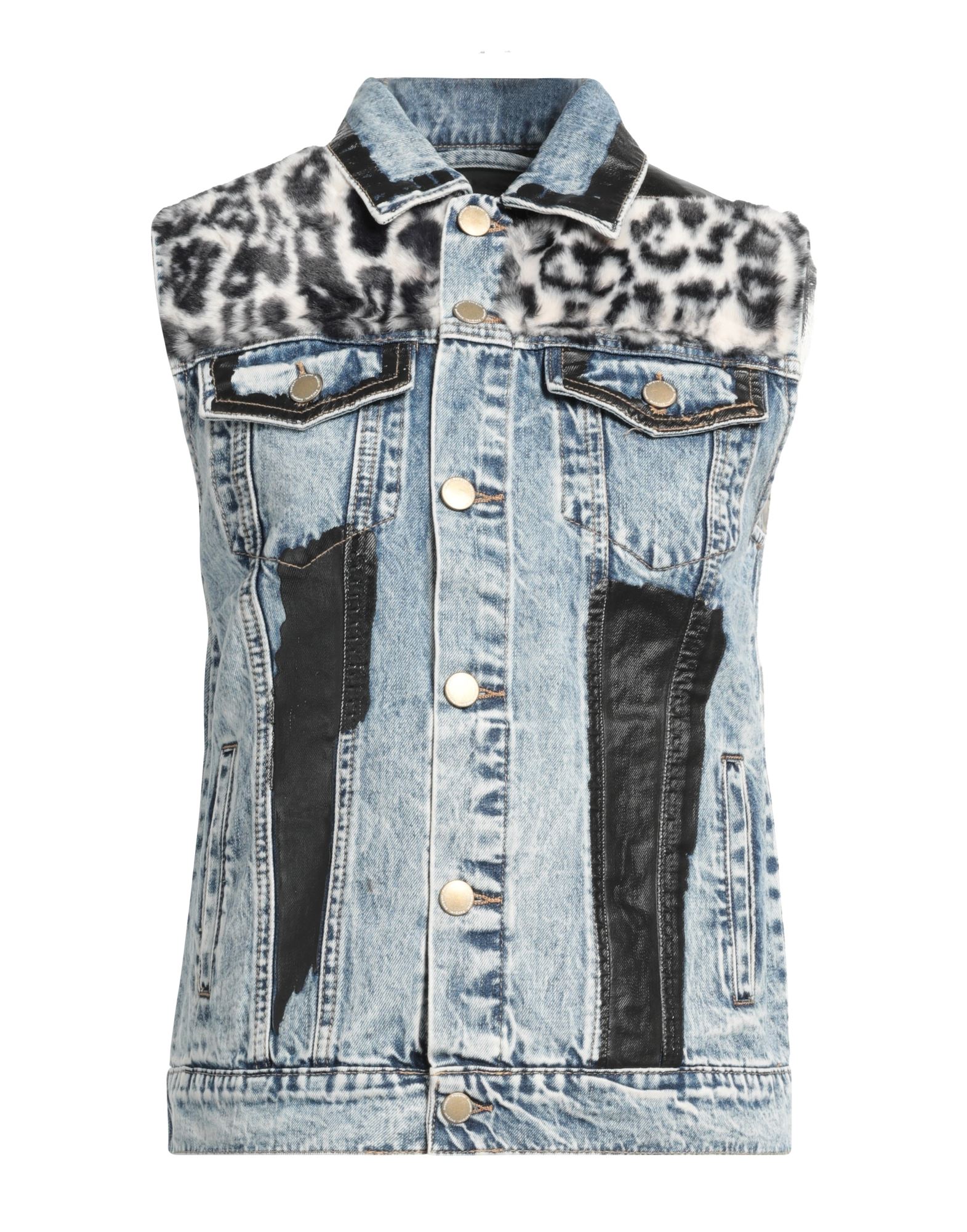 DESIGUAL Jeansjacke/-mantel Damen Blau von DESIGUAL