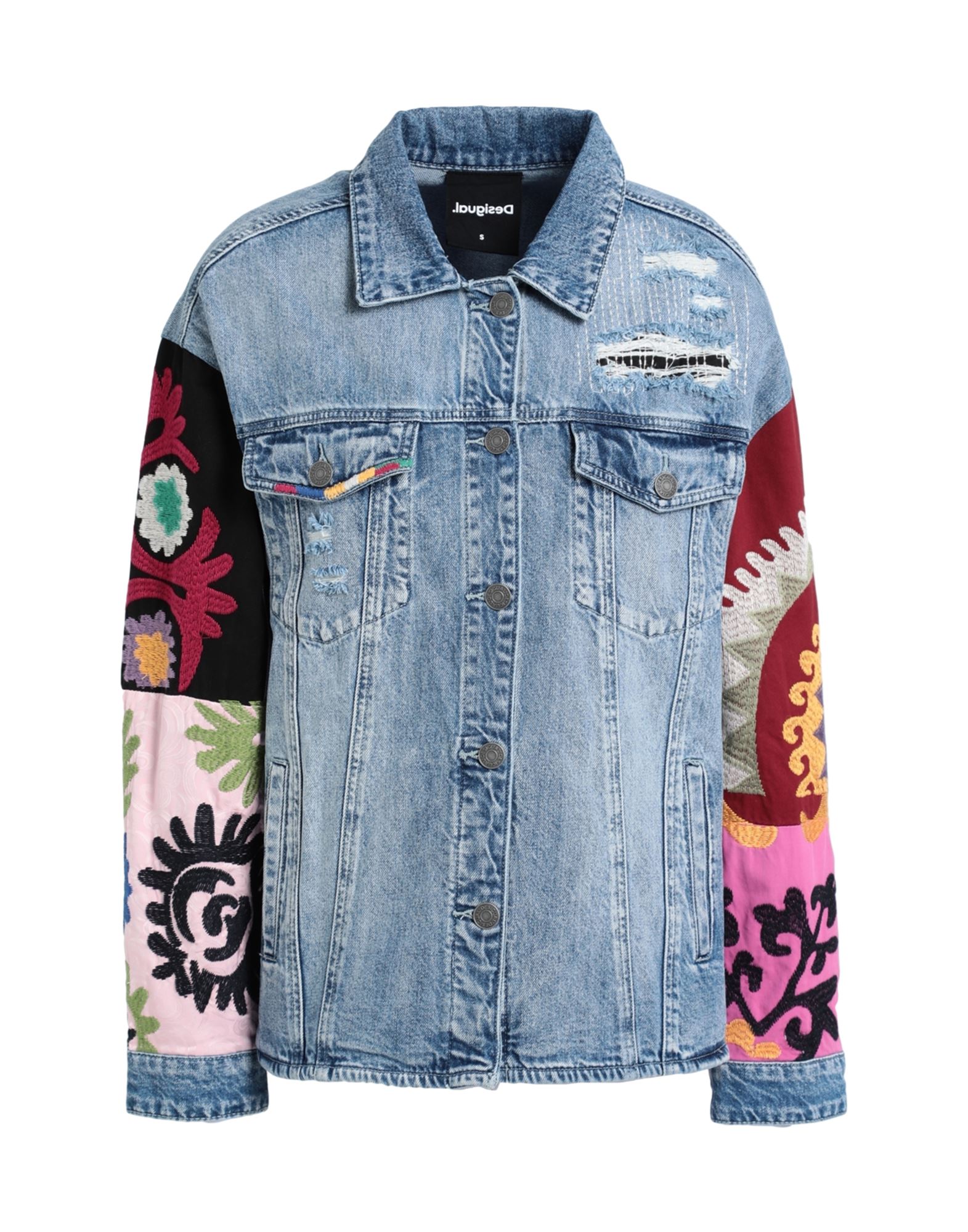 DESIGUAL Jeansjacke/-mantel Damen Blau von DESIGUAL