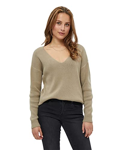 DESIRES Damen Amabel Long Pullover Beige L von Desires