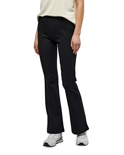 DESIRES Damen Britt Solid Flared Leggings Schwarz M von Desires