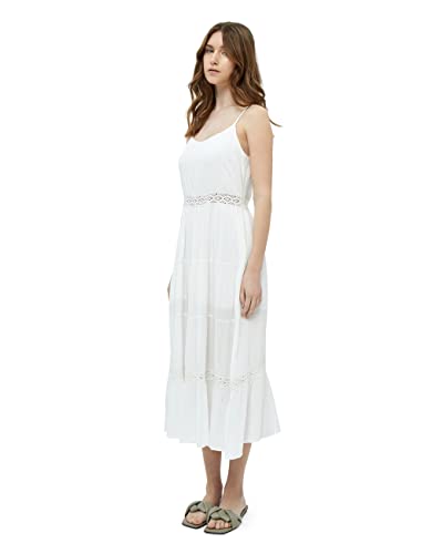 Desires Damen Diana Träger-Maxikleid, 0001 White, S von Desires