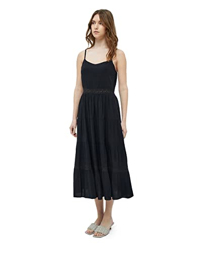 Desires Damen Diana Träger-Maxikleid, 9000 Black, S von Desires