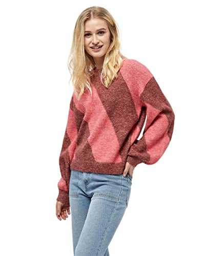 DESIRES Damen Kamelia Strickpullover Braun M von Desires