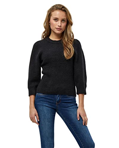 DESIRES Damen Kasia O-neck Pullover Schwarz L von Desires