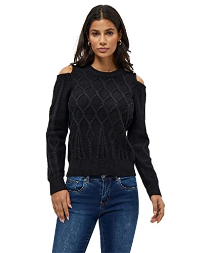 DESIRES Damen Kimie Strickpullover Schwarz S von Desires