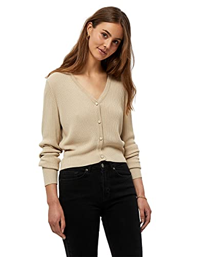 Desires ,Women's ,Geisha Rib Cardigan, 9014 OYSTER GRAY ,S von Desires