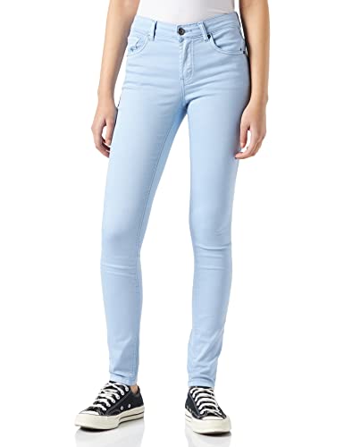 Desires Lola Garment Dye Midwaist Damen Jeans Größe 31 | Blaues Jeans Damen | Damen Jeans Stretch Mittel Tailliert | Jeanshose Damen Mit Enger Passform | Allseitige Hose Damen Mit Taschen von Desires