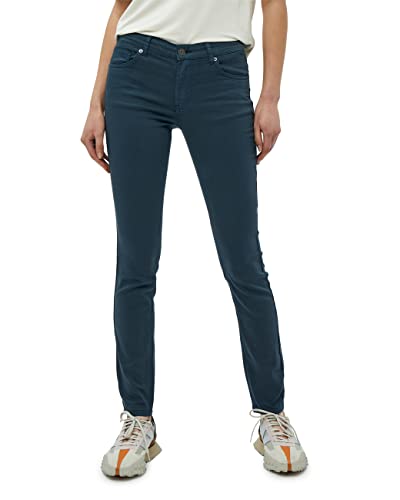 Desires Lola Garment Dye Midwaist Damen Jeans Größe 29 | Blaues Jeans Damen | Damen Jeans Stretch Mittel Tailliert | Jeanshose Damen Mit Enger Passform | Allseitige Hose Damen Mit Taschen von Desires