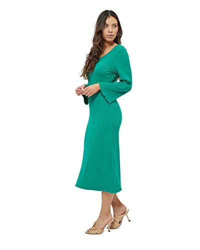 Desires Anemone Midi Kleid Kleid Damen In Grün Herbst Kleid Damen Elegant Größe L von Desires