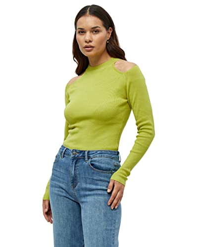 Desires Arlo Lange Ärmel Coldshoulder Pullover Pullover Damen In Grün Herbst Pulli Damen Größe M von Desires