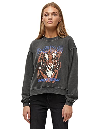 DESIRES Damen Emery Sweatshirt Schwarz Xs von Desires