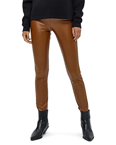 Desires Women's Emilla Leggings, Leather Brown, XL von Desires