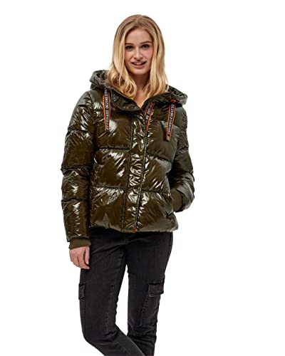 Desires Women's Kimberly Puffer Jacket, SEA Turtle Green, XL von Desires